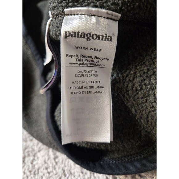 Patagonia Better Sweater 1/4 Zip Youth Size Brown Gray - Picture 5 of 7